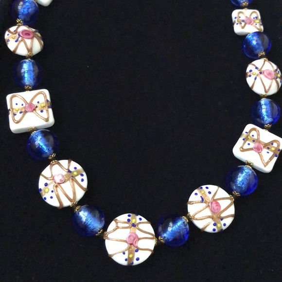 RARE FIND!πHost Pick!π Stauer genuine Italian Murano glass necklace - Picture 9 of 16